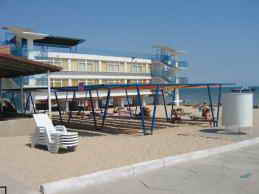 Евпаторийский детский клинический санаторий МО, Крым, Евпатория, климатопавильон на пляже фото