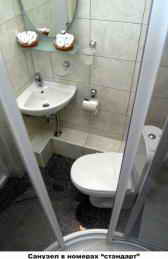 Отель Альбатрос, Севастополь, Санузел стандарт Фото