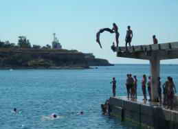 Гостевые номера Ребекка, Севастополь. Пляж Солнечный