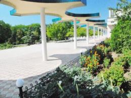 Санаторий Здравница, г.Евпатория, Территория