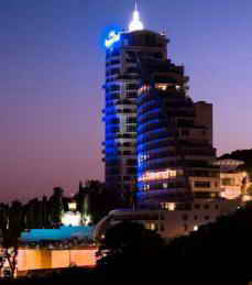 VIP отель Респект Холл. Крым. Ночной вид