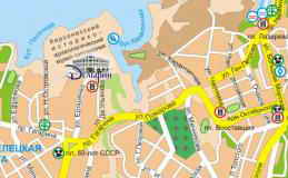 Отель Дельфин. Карта и схема проезда